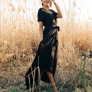 Black High Low Dress